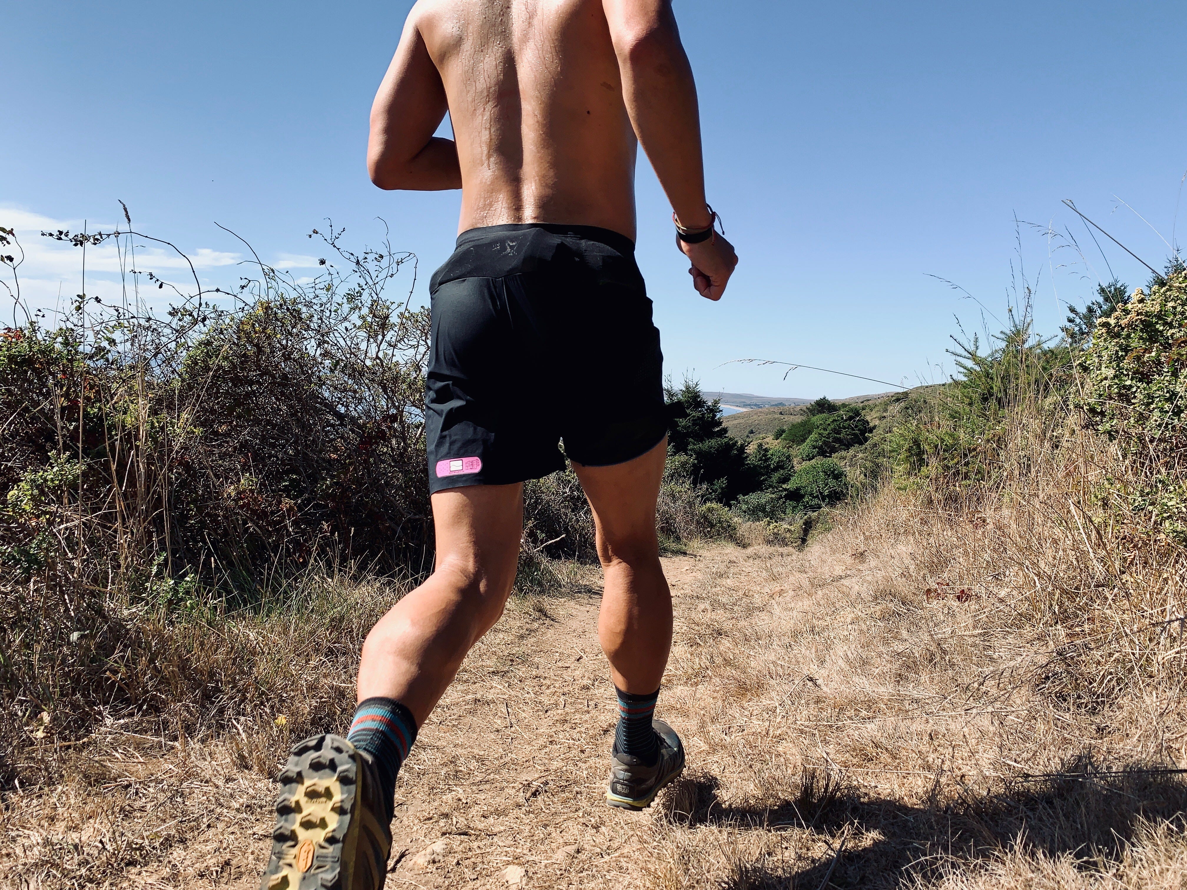 sherpa running shorts