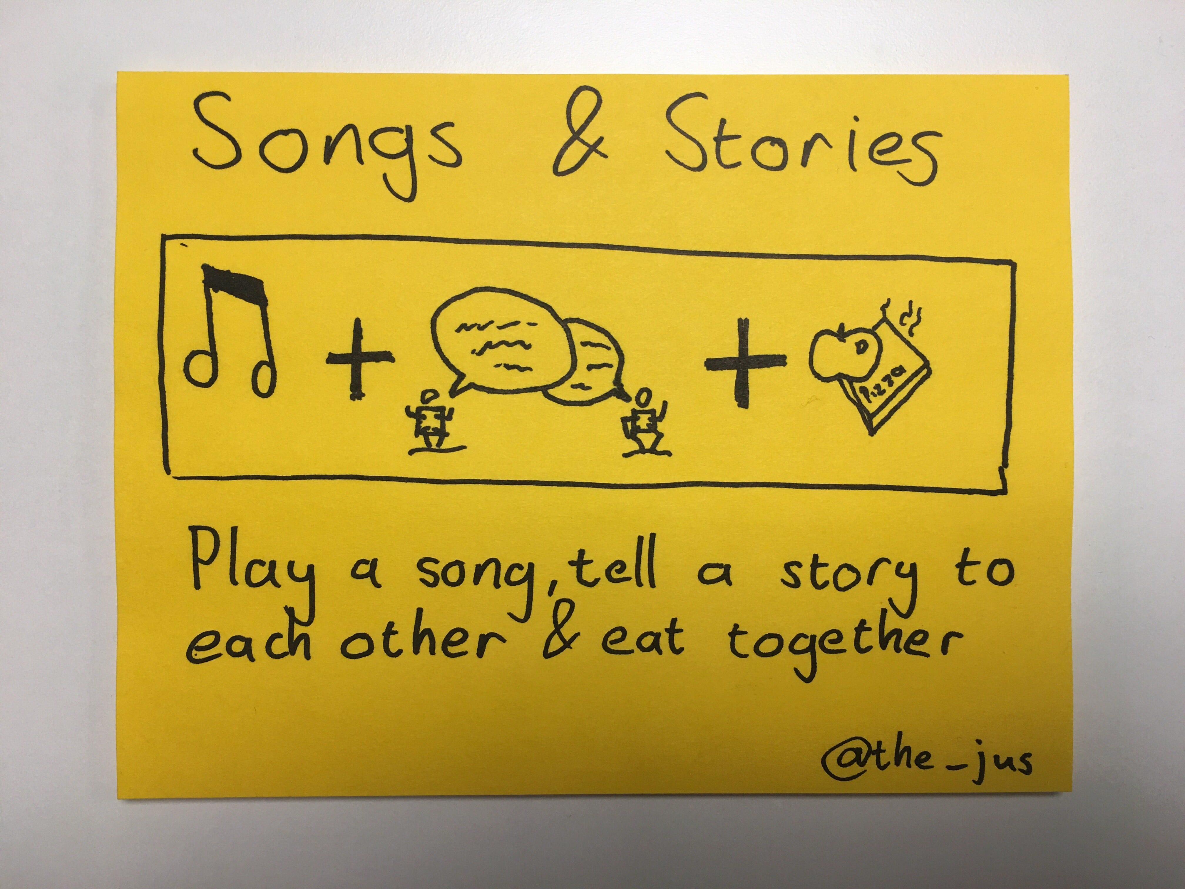 Songs Stories Play A Song Tell A Story To Each Other By Justin Kotze Medium