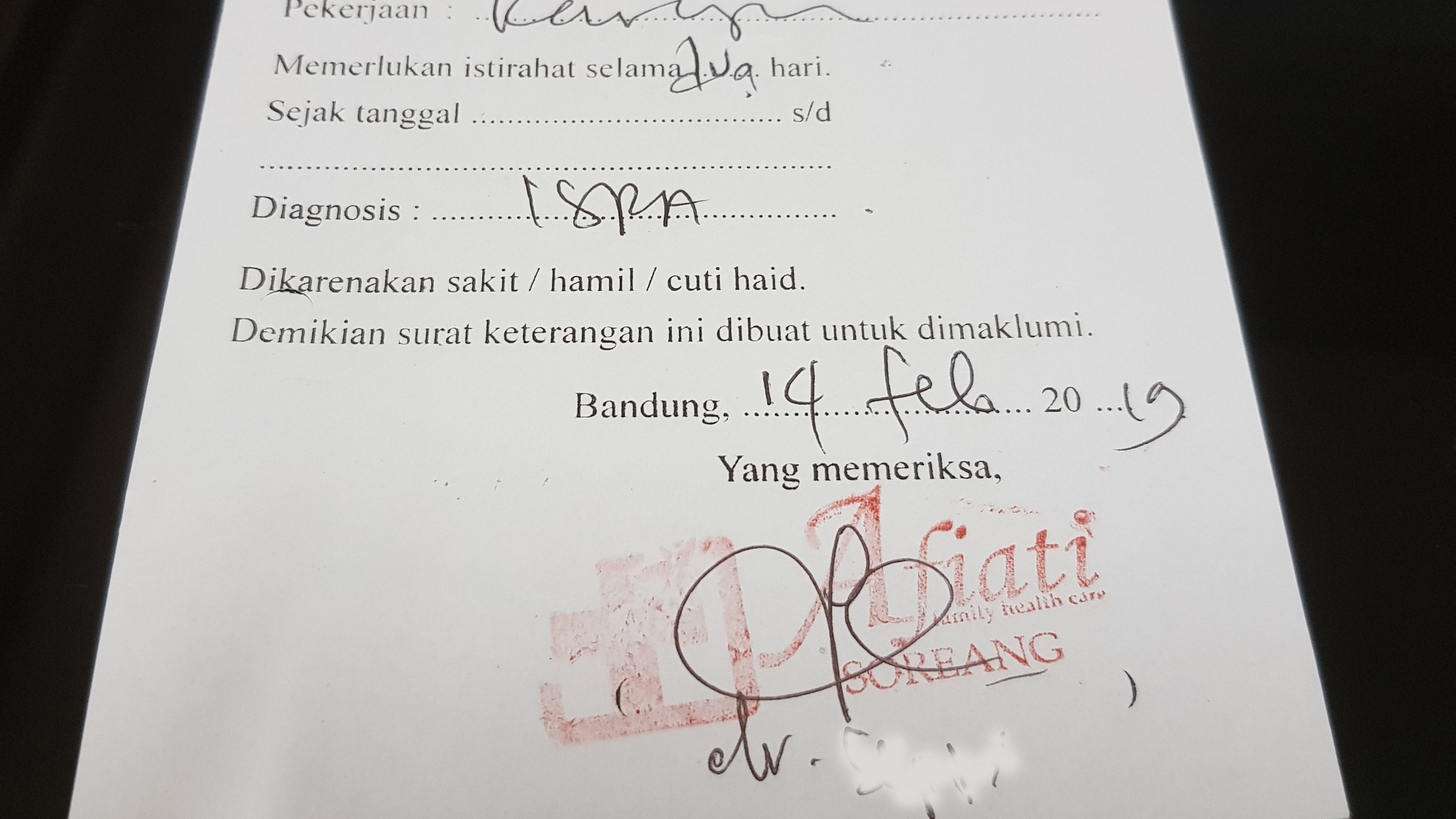 Cara Mengecek Surat Dokter Asli Dengan Yang Palsu Lucia