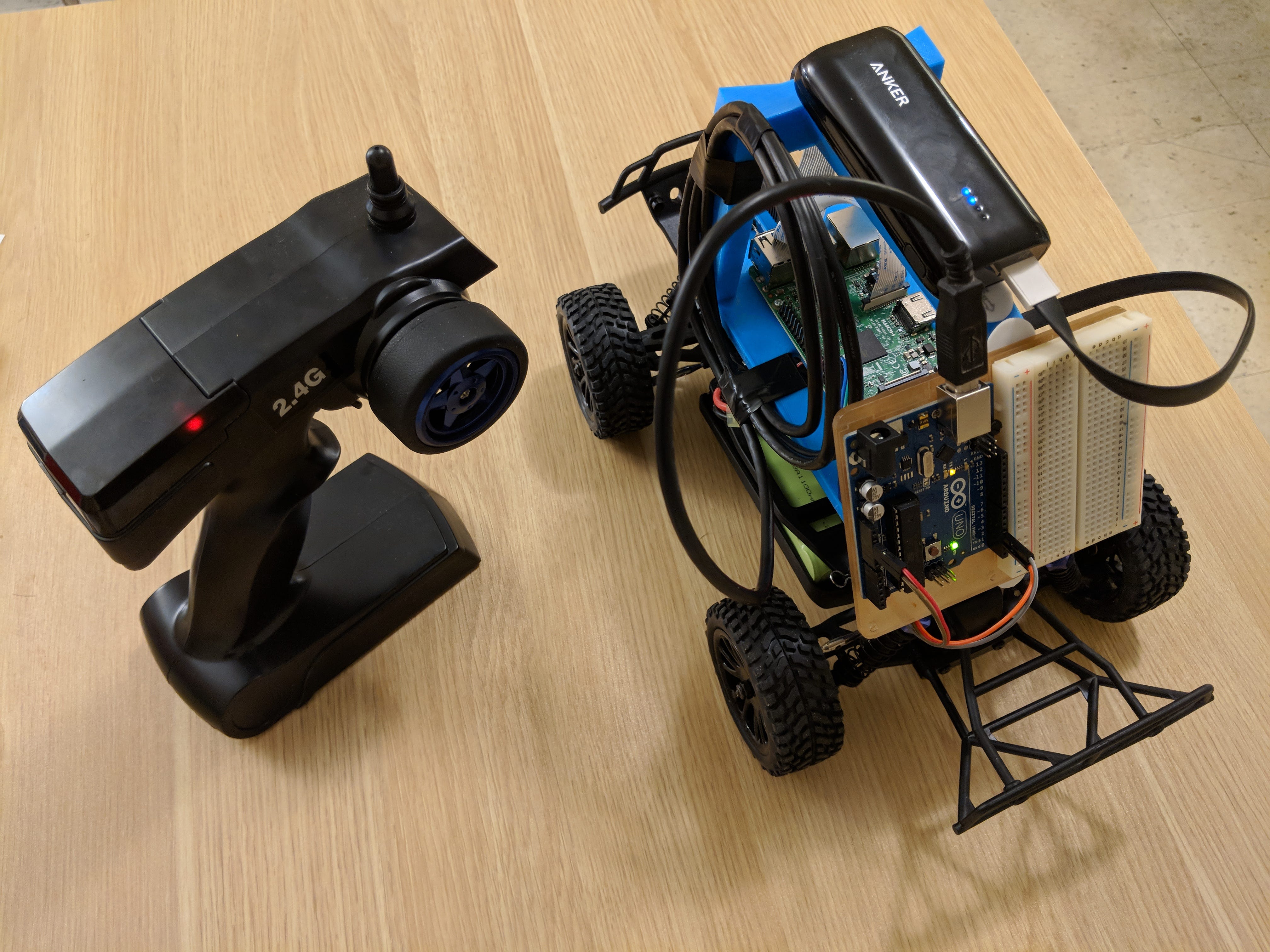 self driving robot arduino