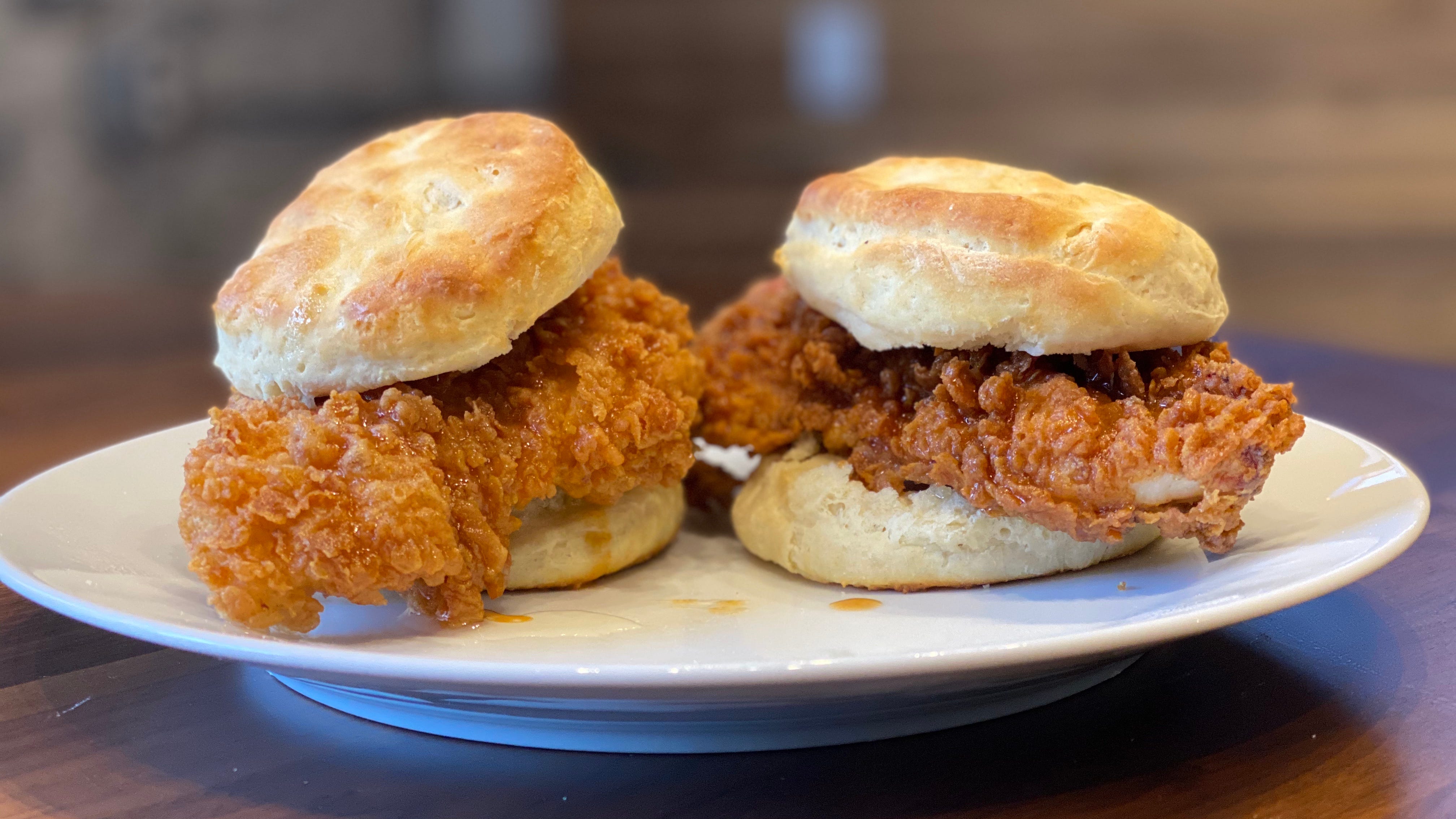 LeastHealthy Chicken Biscuits. These were the best batch of chicken