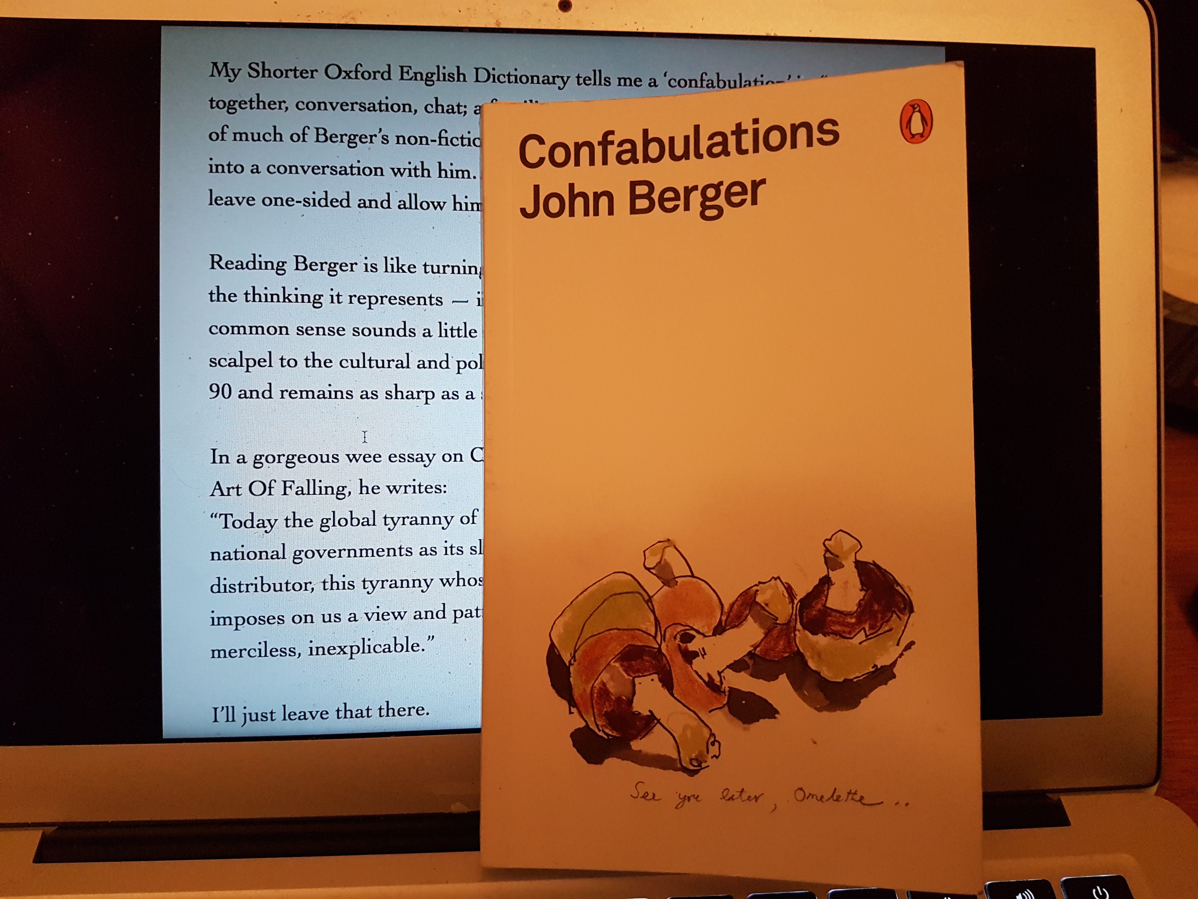 Seeing comes before words meaning picture