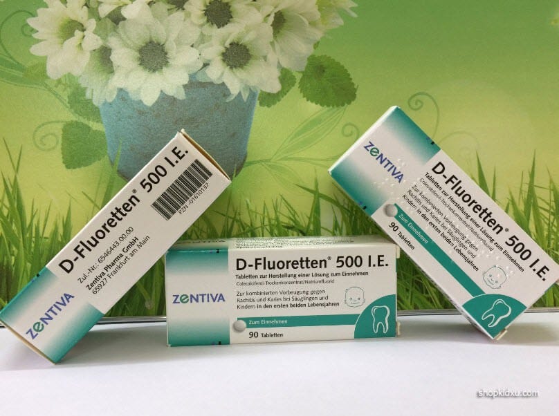 Vitamin D Fluoretten 500 Ie Vitamin D3 Của đức Chính Hãng