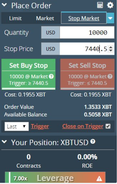 what is risk limit on bitmex