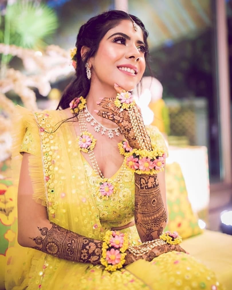 mehendi lehengas