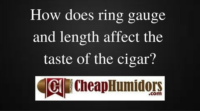 Cigar Gauge Size Chart