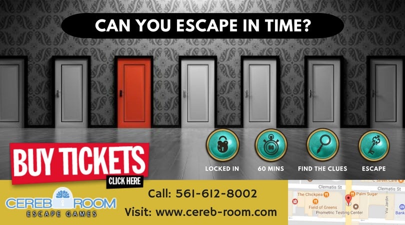 Themed Escape Room Adventures In Florida By Cereb Room Medium