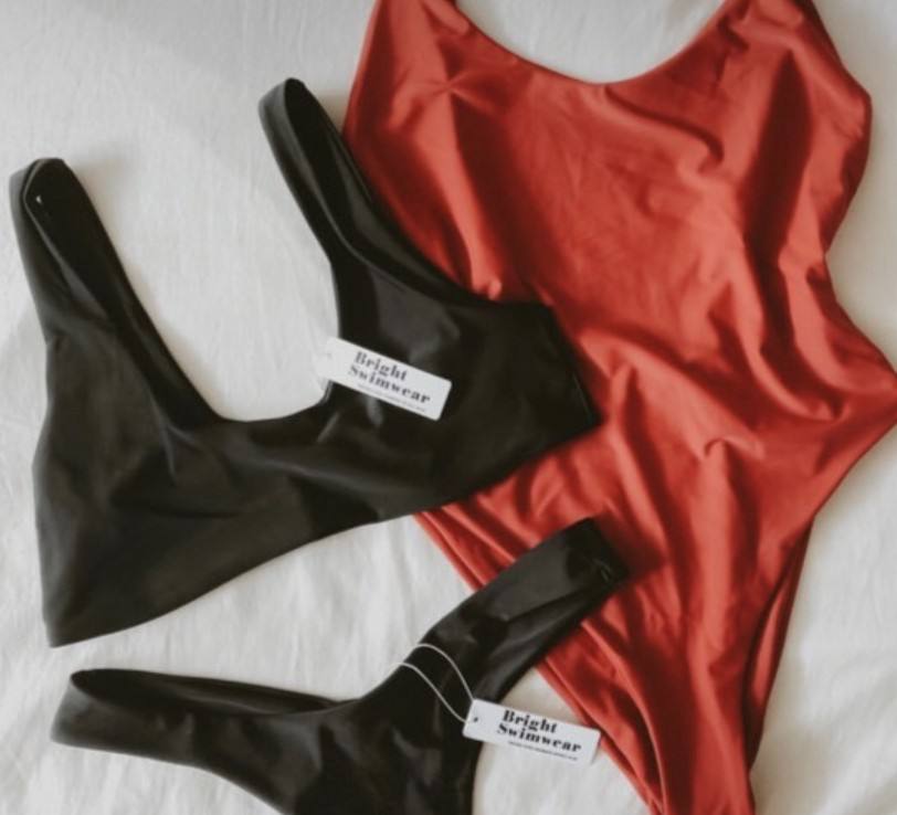 halter swimdress