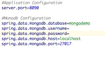 spring boot mongodb configuration properties
