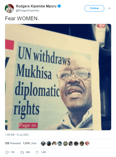 Fact Check Did The Un Withdraw Mukhisa Kituyi S Diplomatic Privileges By Wanadata Wanadata Africa Jul 2021 Medium