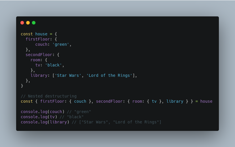 The magic of Javascript’s ES6 destructuring assignment | by Sergio Diaz ...