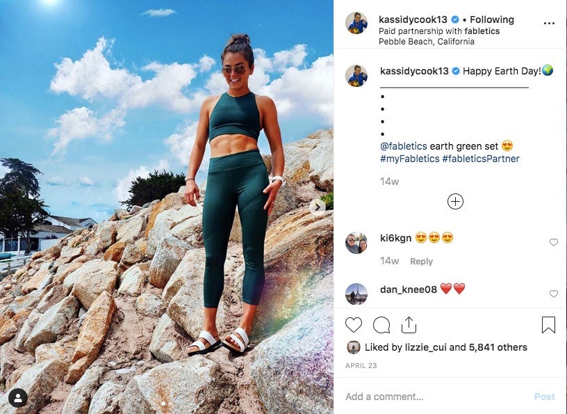 Kassidy Cook Partners With Fabletics By Brooke Madden Medium Kassidy Cook Partners With Fabletics By Brooke Madden Medium