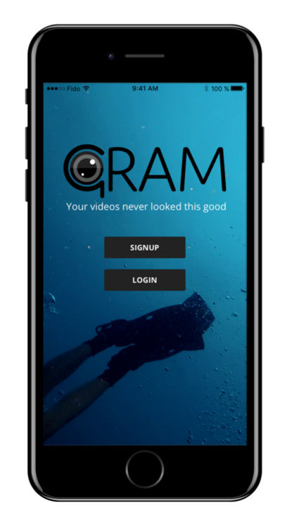 Mobile App Design for GoGram. This is a case study of my first 