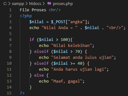 Modul 3 Struktur Kontrol Praktik 1 Keputusan Kondisional By Siska Rahmawati Medium