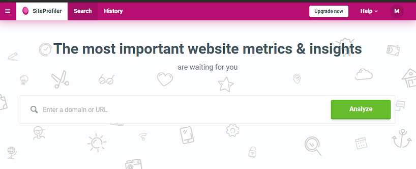 mangools SiteProfiler(SEO metrics)