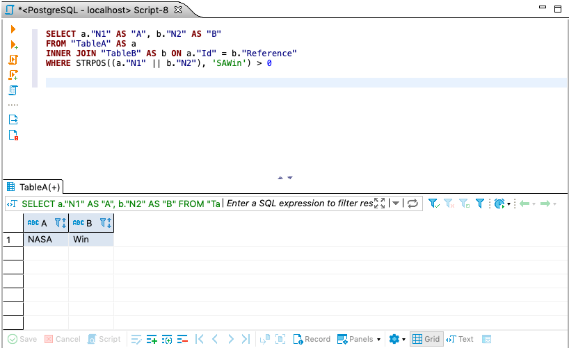 การใช้ string.Concat และเครื่องหมาย + ใน EntityFramework Core by wk