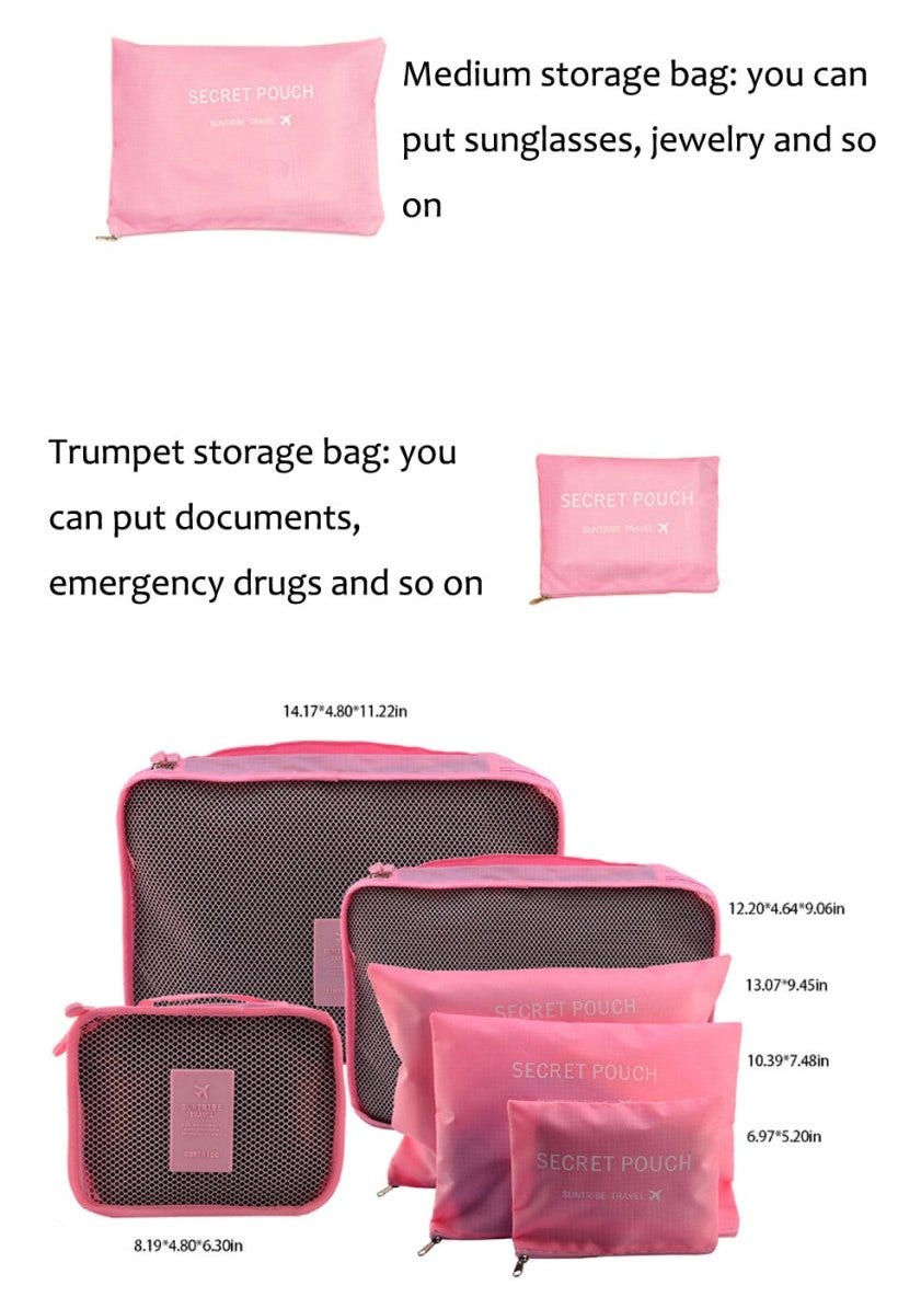 Waterproof Travel Storage Bags Packing