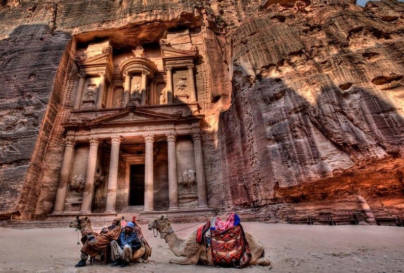 Petra — Lost City of Jordan. One of the New seven wonders of the… | by  Peter Preskar | History of Yesterday | Medium