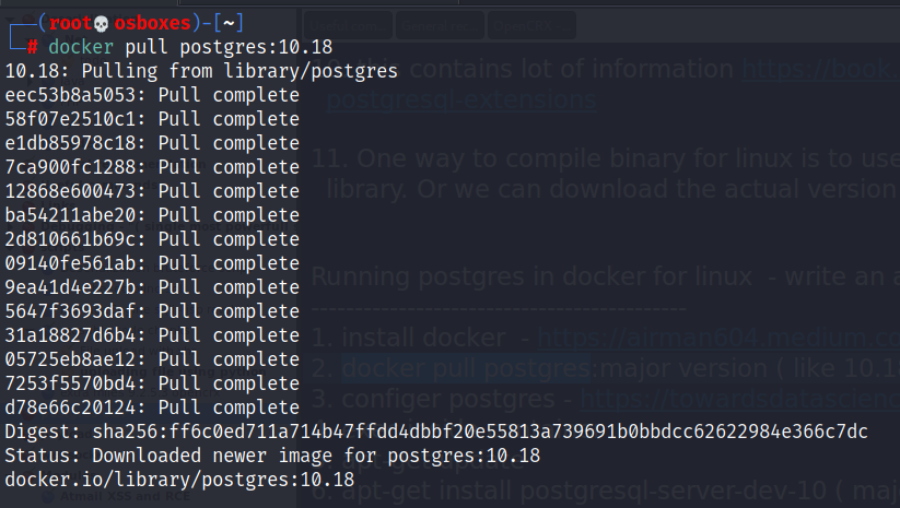 Compiling Postgres library for exploiting UDF to RCE | by niraj choubey |  InfoSec Write-ups