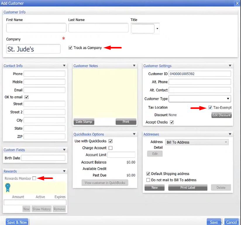 QuickBooks POS Track Charitable Donations — Giving Products to Charity