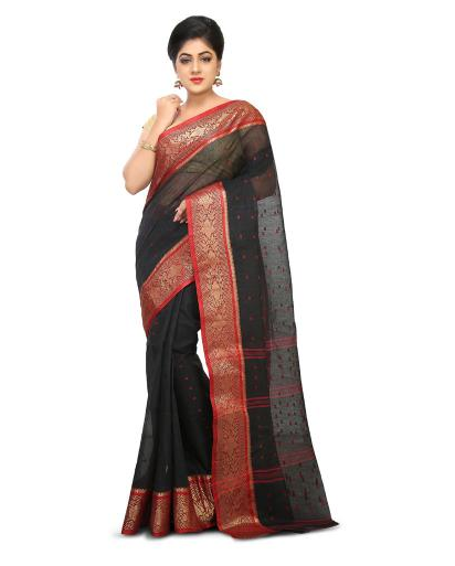 How To Perfectly Drape Cotton Tant Saree Wooden Tant Medium