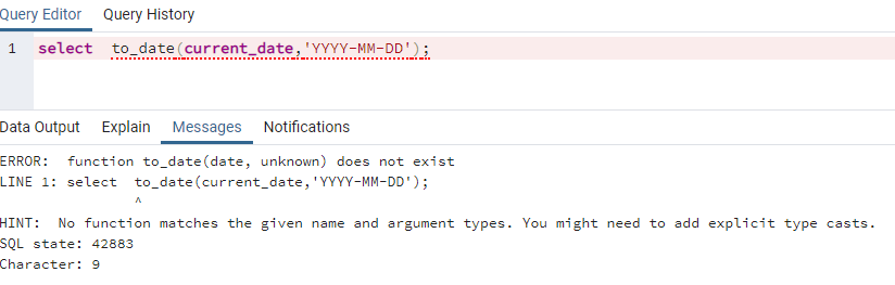 current date sql postgresql