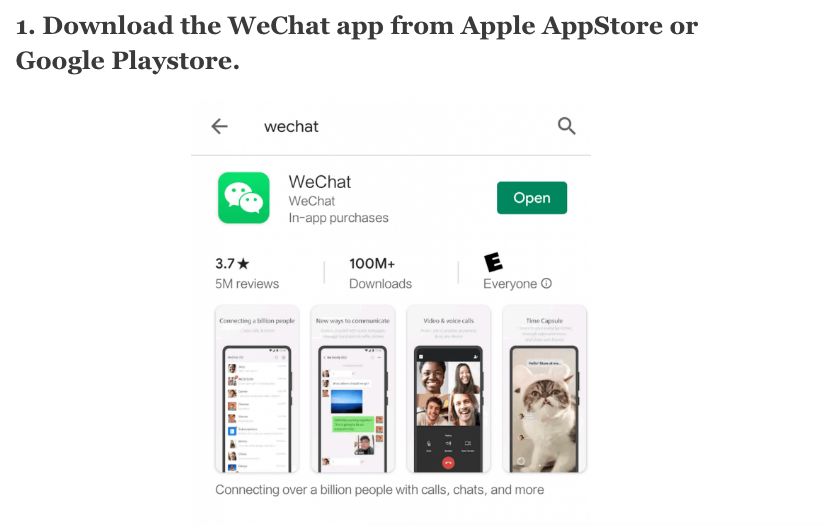 Wechat login without scan qr code