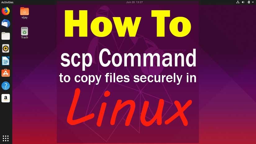 Hear from Stop by minor How to use SCP commands in Linux Copy files securely through the ssh server  | by Vijay Kumar | Medium