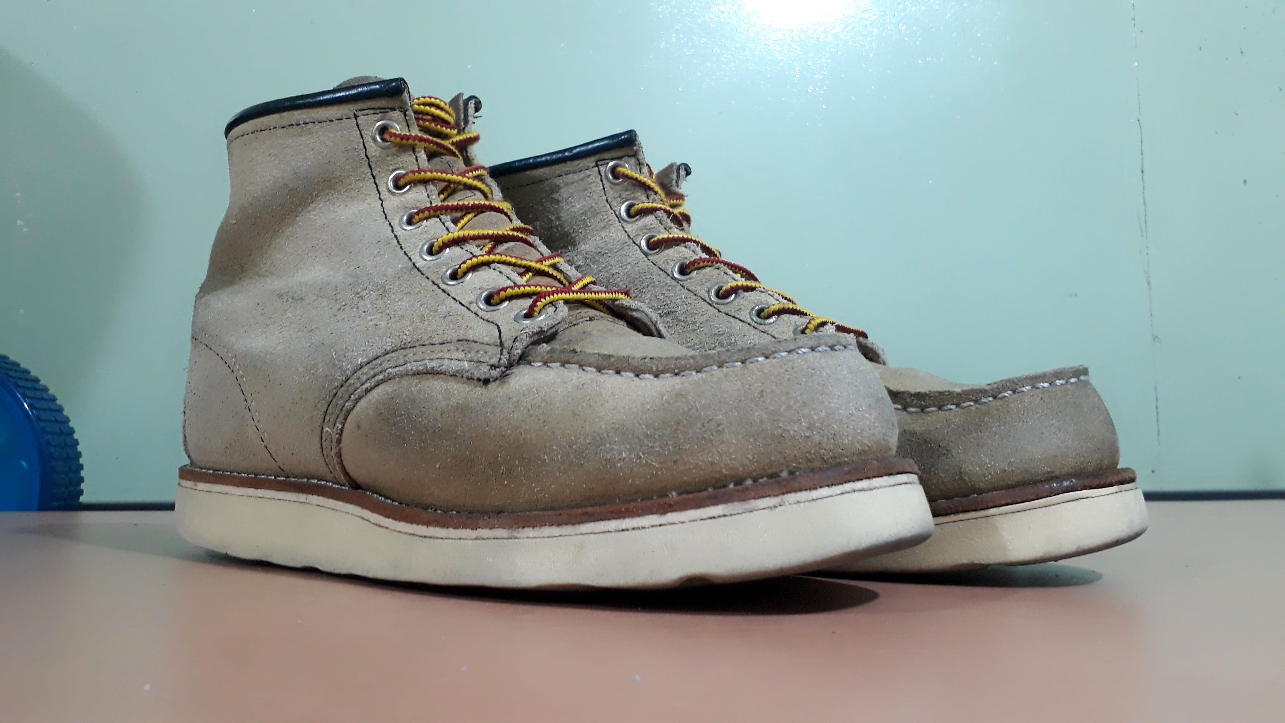 white red wing boots