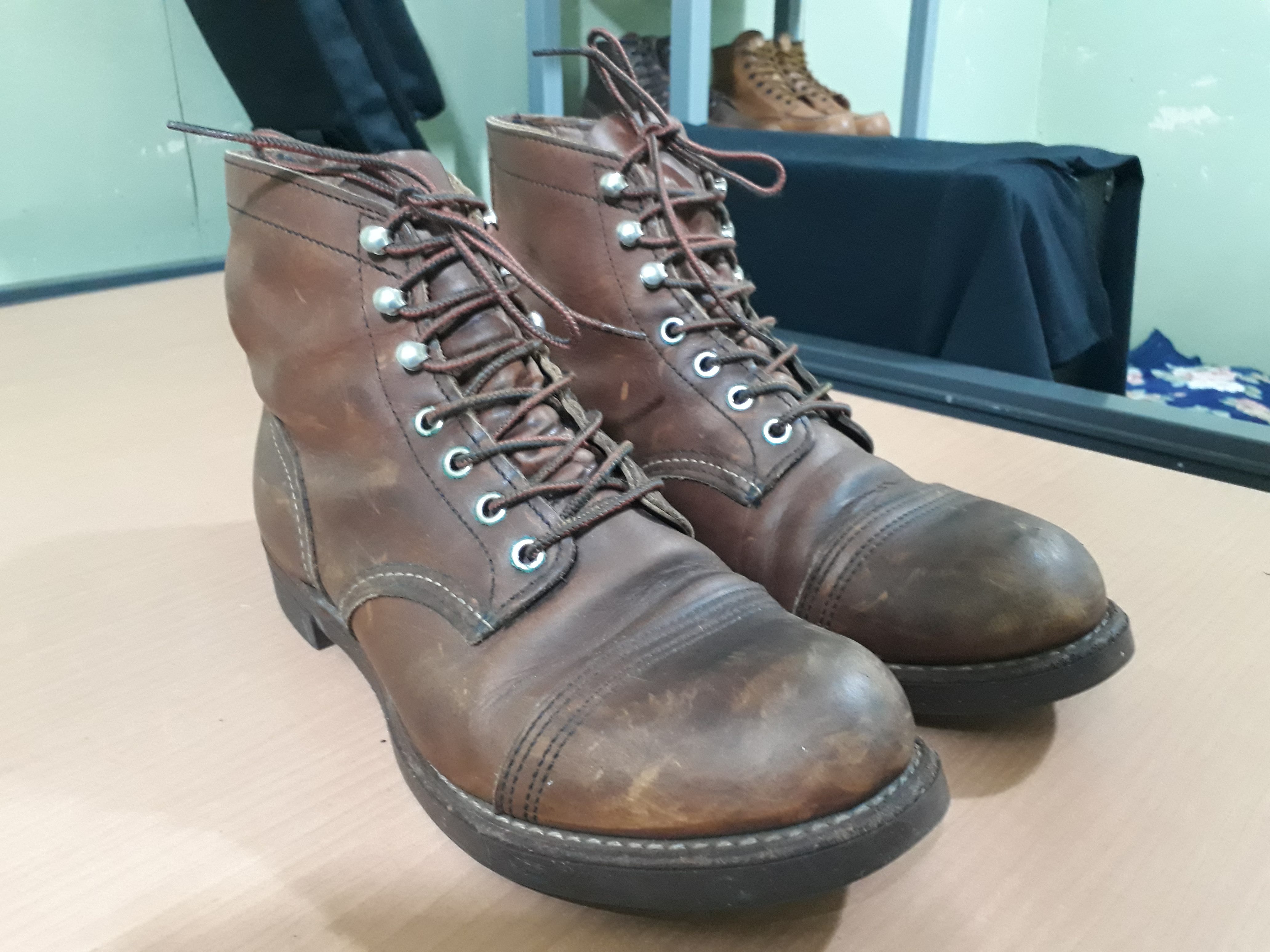 cleaning red wing iron rangers