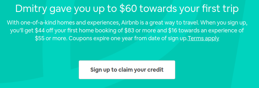 airbnb new member discount