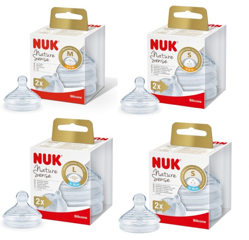 nuk small flow teats