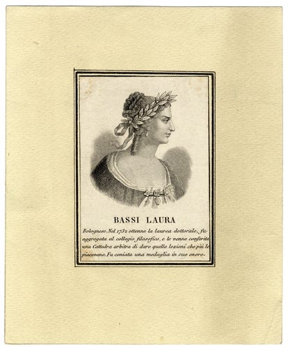 Laura Bassi. An extra-ordinary Italian 18th-century… | by Sci-Illustrate |  Sci-Illustrate Stories | Medium