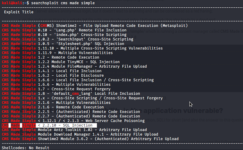Simple CTF- TryHackme Walkthrough | by Akshay kerkar | Medium