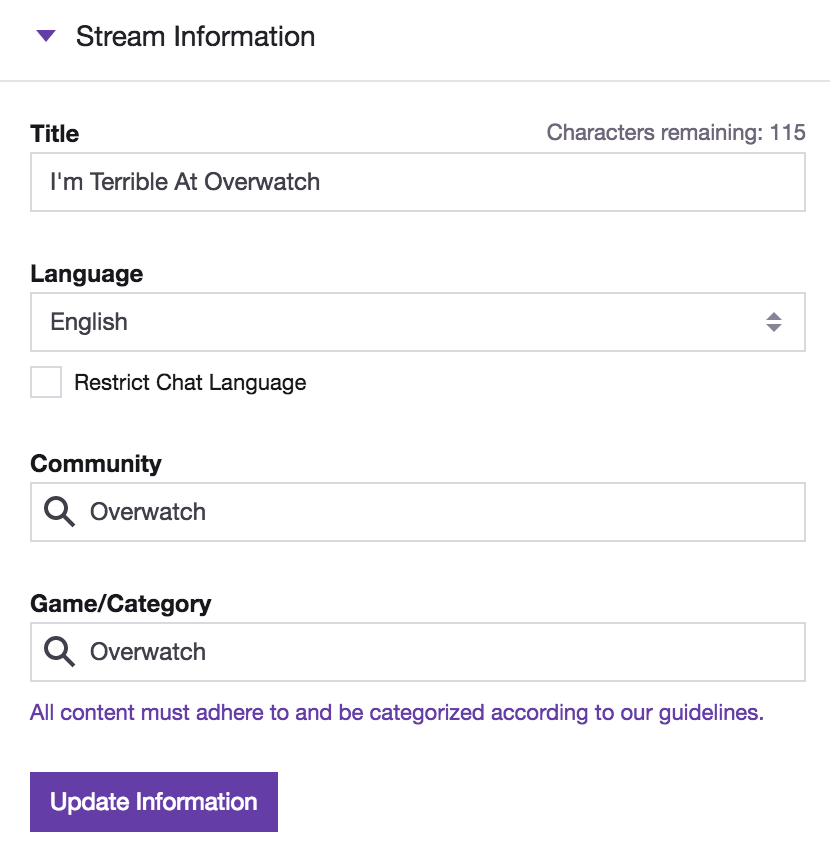 Getting Started On Twitch Your First Stream By Mark Longhurst The Emergence Medium