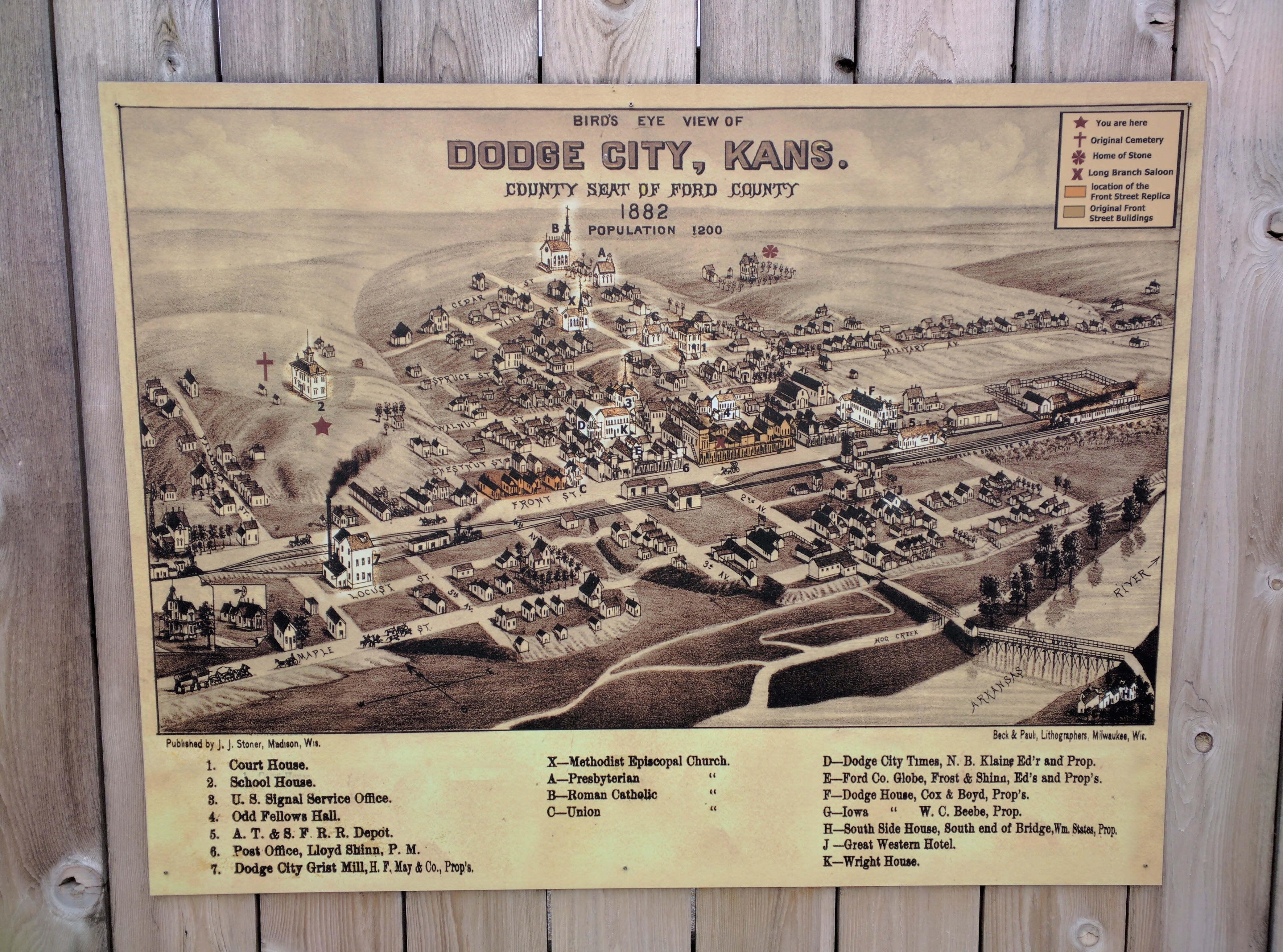 Dodge City Map 1880 100 Boot Hill Museum Dodge City Kansas | By Will | Odyssey Of Vitality |  Medium