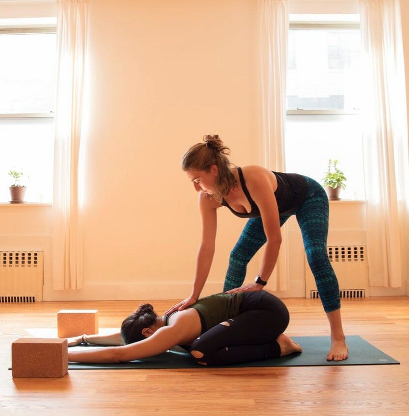 Why Do Yoga Teachers Adjust During Class By Natalie Mazur Medium