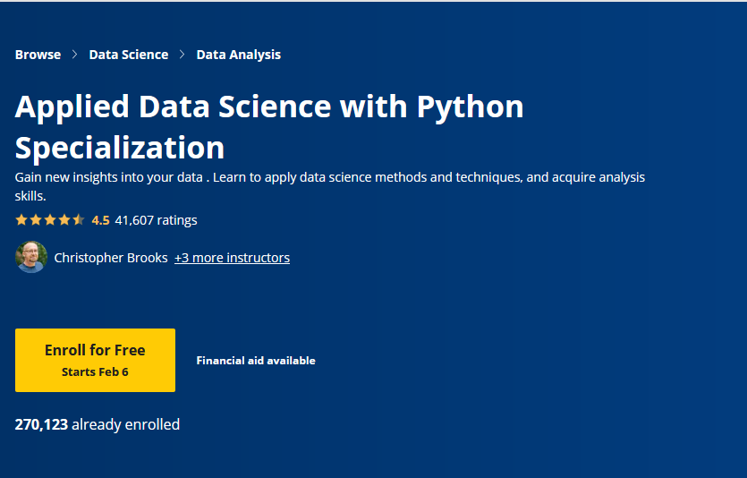 Coursera's Applied data science with Python specialization Review? Is it  Really Worth it? | by javinpaul | Javarevisited | Medium