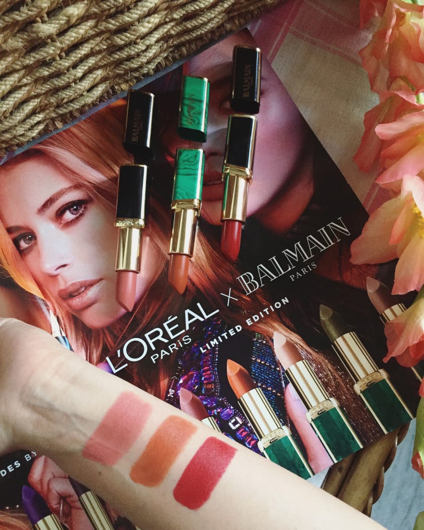BALMAIN X LOREAL. From Left to Right : Confession, Fever… | by Jasmeen  Sekhon | Medium