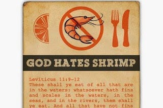 Shellfish And Straw Men Are You A Hypocrite For Being Against By Rev Mr Matthew Newsome Test Everything