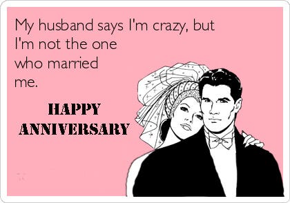 Happy Anniversary Memes For Husband 65+ Funny Anniversary Ecards And Meme Cards | By Generatestatus | Medium Happy Anniversary Memes For Husband 65+ Funny Anniversary Ecards And Meme Cards | By Generatestatus | Medium