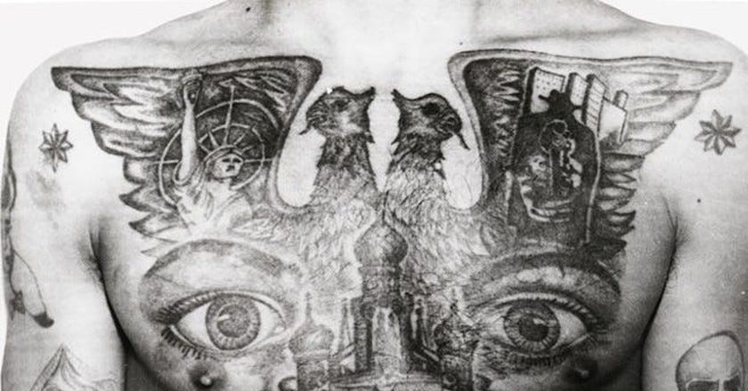 Translating The Secret Meanings Of Soviet Prison Tattoos By Culture Trip The Omnivore Medium