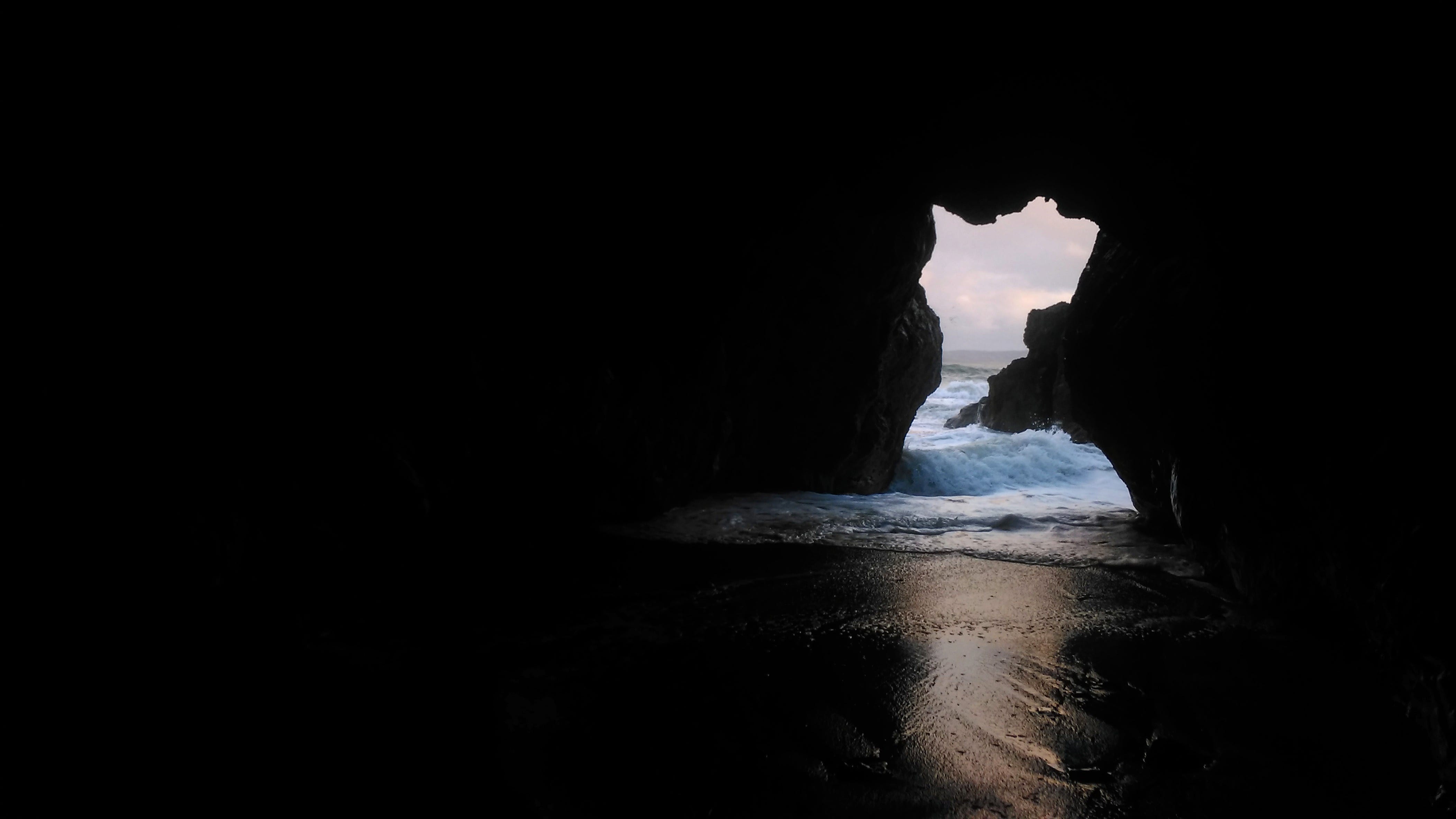 ‘Entirely hollow aside from the dark’, Photo by AlanJames Burns (Smugglers Cave, Portrane, Co Dublin)