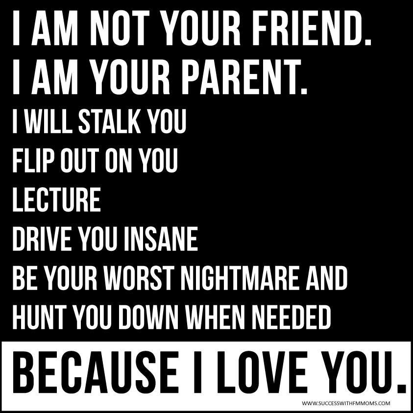 I Am Not Your Friend I Am Your Parent By Treadmill Treats Medium I Am Not Your Friend I Am Your Parent By Treadmill Treats Medium