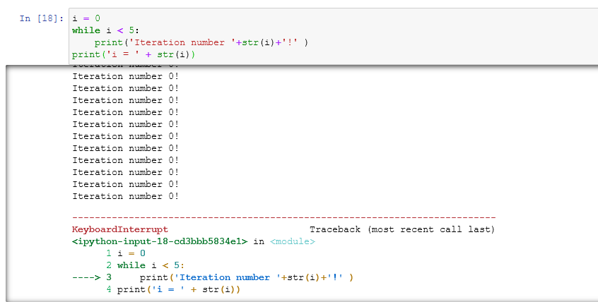 Understand loops in python