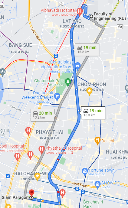 How to get physical distance (km.) from Google Maps using Python ...