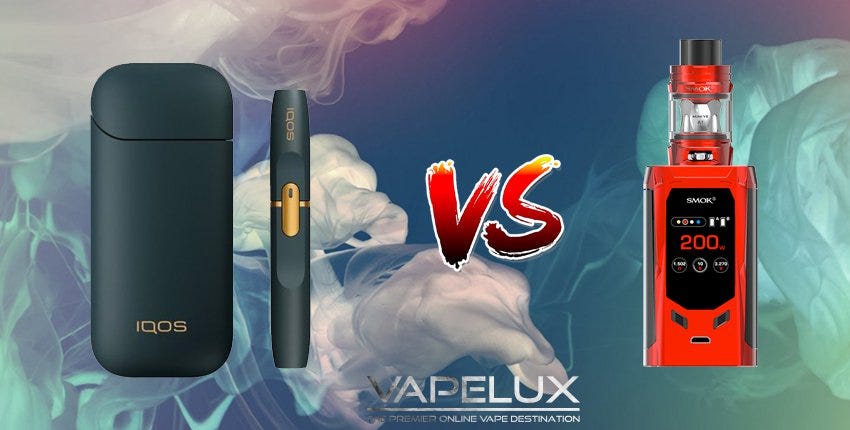 Vaping vs IQos. Since vaping has come on the scene… | by Vapelux | Medium