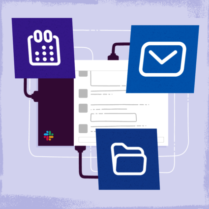 Slack interoperability with Microsoft Outlook and Microsoft OneDrive
