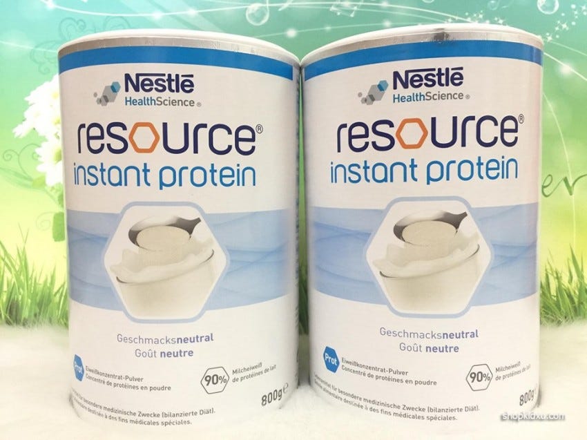 Sữa Cho Người Tiểu Đường Nestle Của Đức Resource Instant Protein 800g Chính Hãng | by Tân Nguyễn Minh | Medium