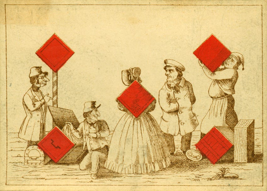 Tarot Cards The Five Of Diamonds Meaning by Mark Macsparrow Medium